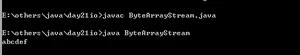 使用字节数组流进行读写操作