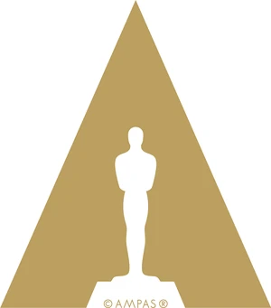 The AMPAS logo — A golden triangle with a white silhouette award inside with the word AMPAS in gold under it. AMPAS is a .NET customer.