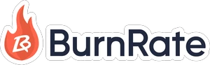 The BurnRate logo — A fire with a 'B' symbol next to the word BurnRate. BurnRate is a .NET customer.